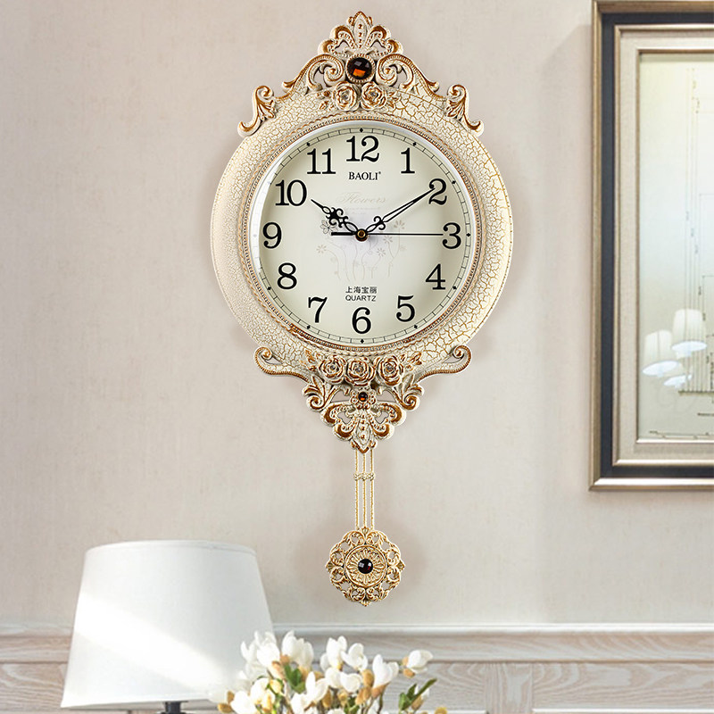 Luxury Lifestyle Aesthetic - Horloges murales minimalistes de style chinois,