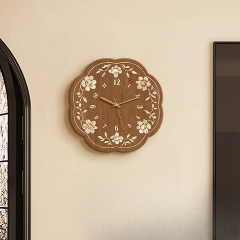 Luxury Lifestyle Aesthetic - Horloges murales nordiques simples, style chinois,