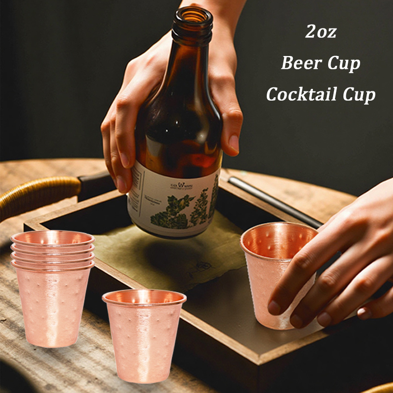 Copper Cocktail Mug - Ensemble de 4/6 tasses à bière