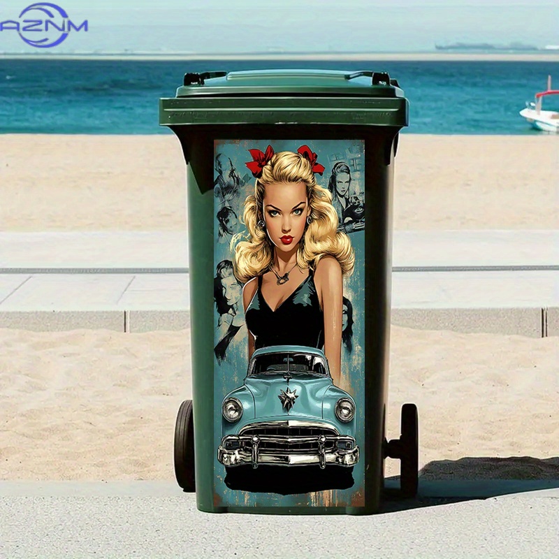 Luxury Lifestyle Cars - Autocollant de poubelle de luxe style