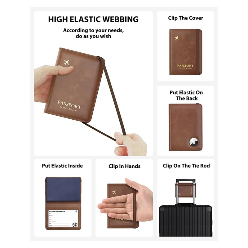 ABRT-Pochette de passeport ave - Leather Passport Cover avis et prix