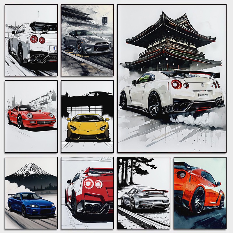Affiche d'art mural de superca - Luxury Lifestyle Cars avis et prix
