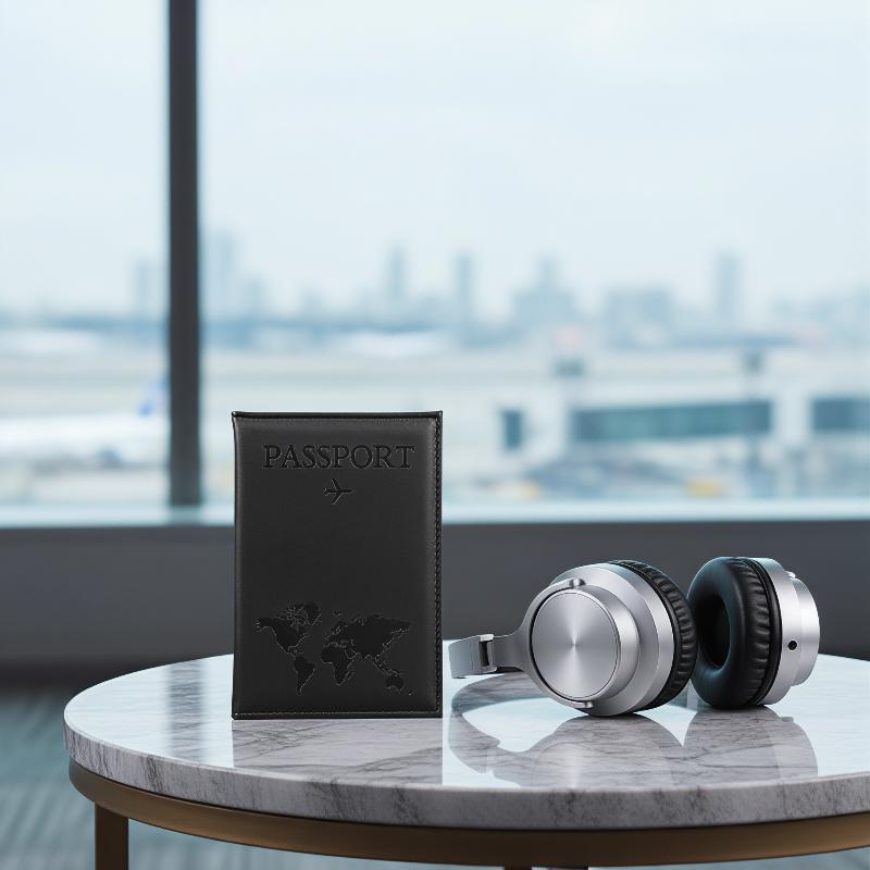 Porte-passeport en cuir PU, or - Leather Passport Cover avis et prix
