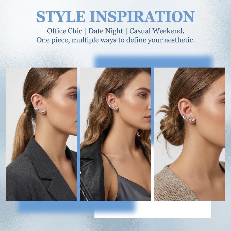 Boucles d'oreilles croix ailes - Luxury Lifestyle For Women avis et prix
