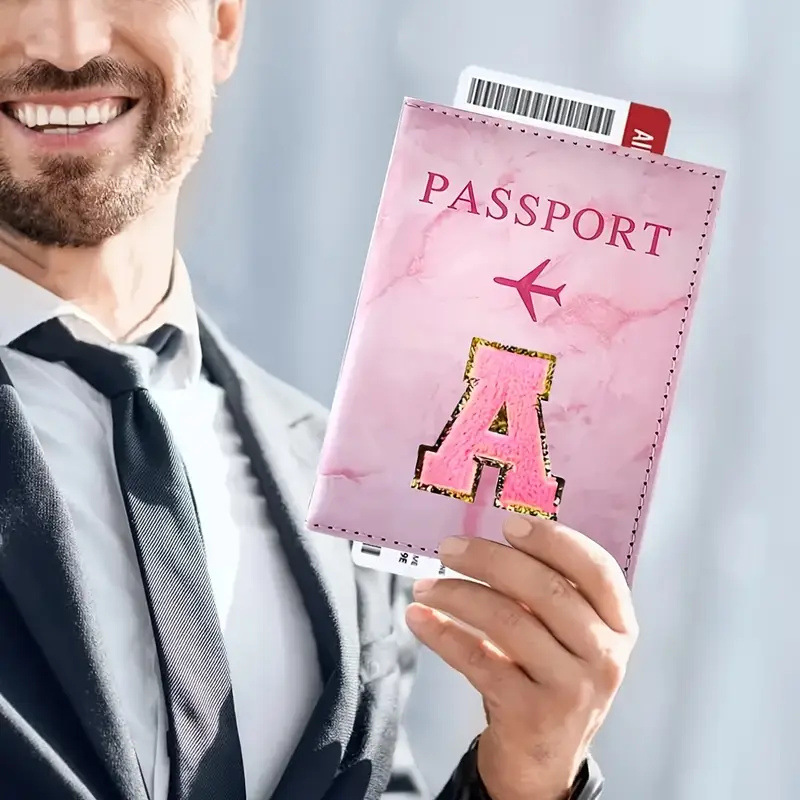 Porte-passeport en cuir PU ros - Leather Passport Cover avis et prix