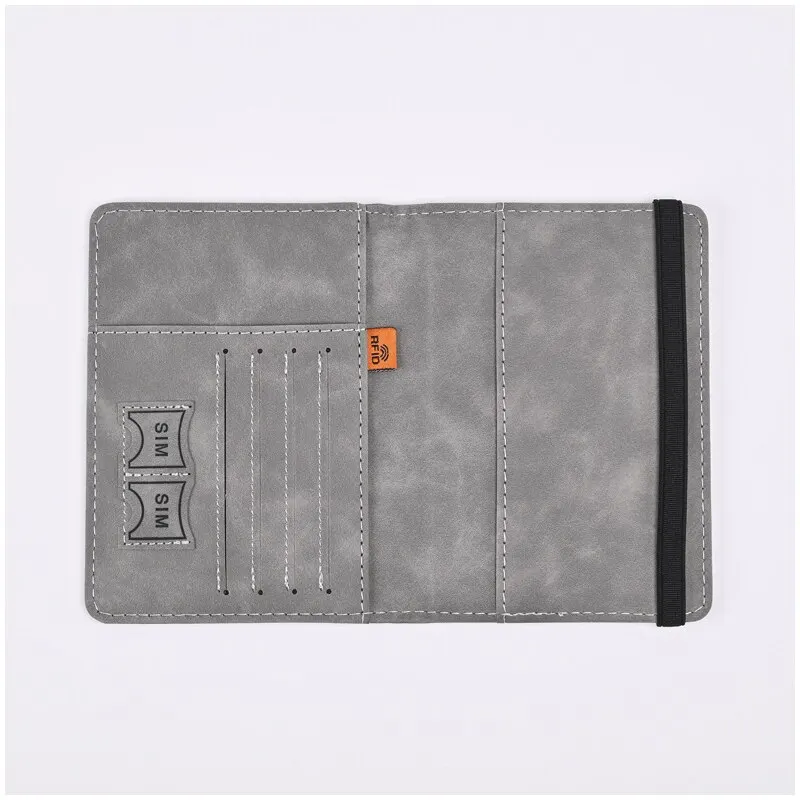 Portefeuille en cuir PU pour h - Leather Passport Cover avis et prix