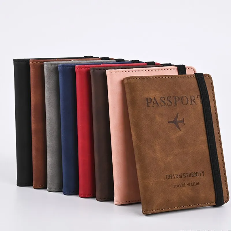 Portefeuille en cuir PU pour h - Leather Passport Cover avis et prix